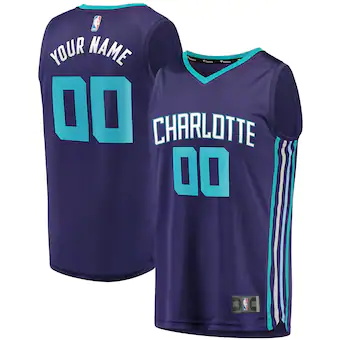 youth fanatics branded purple charlotte hornets fast break-430